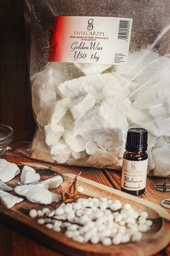 Wosk Sojowy Naturalny EKO Do Świec Sojowych 1 kg Świecarzpl na Arena.pl