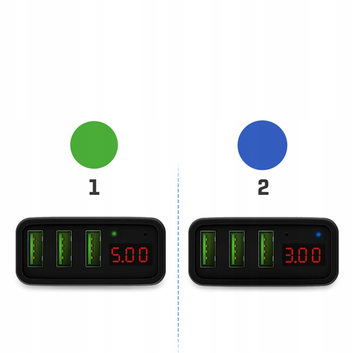 Rock Ładowarka Sieciowa - 3Xusb - Szybka 3A na Arena.pl