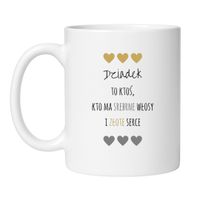 KUBEK "DZIADEK TO KTOŚ, KTO MA SREBRNE WŁOSY I ZŁOTE SERCE"