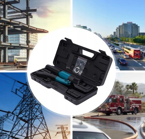 ZACISKARKA HYDRAULICZNA PRASKA DO KABLI PRZEWODÓW MATRYCE 4-70 MM na Arena.pl