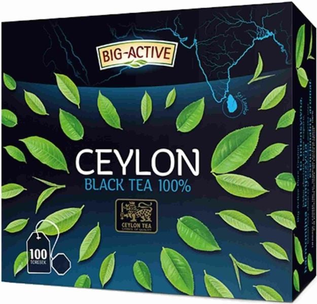 BIG ACTIVE Puree Ceylon 100tbx1,5g 8 SZT zdjęcie 1