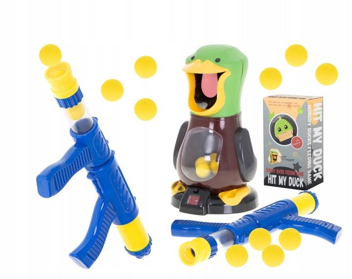 KACZKA GRA STRZELANIE DO CELU PISTOLET DUCK LCD zdjęcie 1