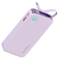 usams powerbank ze zwijanym kablemretractable lightning 10000 mah pd