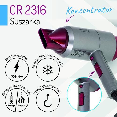 Suszarka 2200W CR 2256 CAMRY na Arena.pl