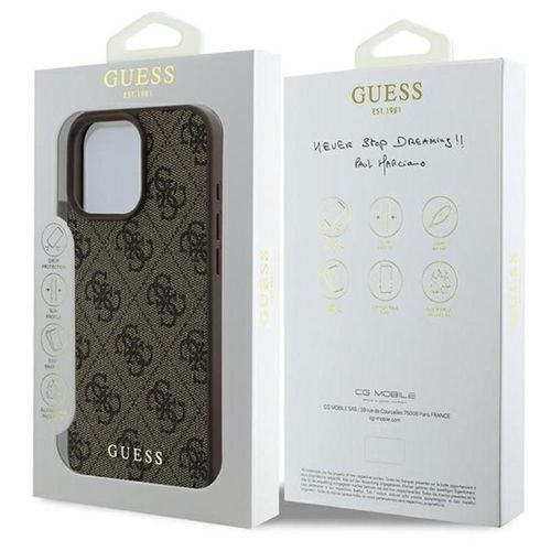 Guess 4G Classic - Etui iPhone 16 Pro Max (brązowy) na Arena.pl