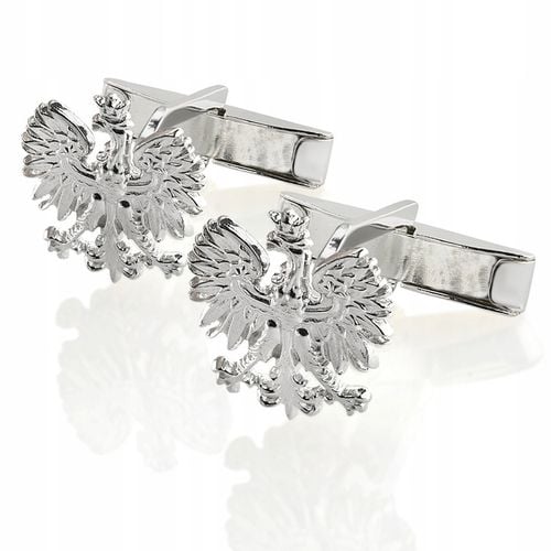 SPINKI do MANKIETÓW KOSZULI pr. 925 ORZEŁ POLSKI PREZENT dla OFICERA na Arena.pl