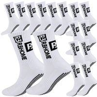 SKARPETY PIŁKARSKIE ANTYPOŚLIZGOWE BIAŁE SKARPETKI SPORTOWE GETRY