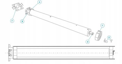 SILNIK NAPĘD DO ROLET ZEWNĘTRZNYCH PORTOS FI 60mm 10 Nm na Arena.pl