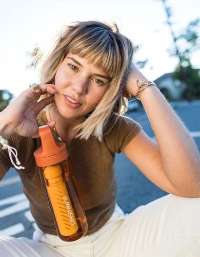 LifeStraw Go 2.0 Niebieska butelka filtrująca 1L Aegean Sea na Arena.pl