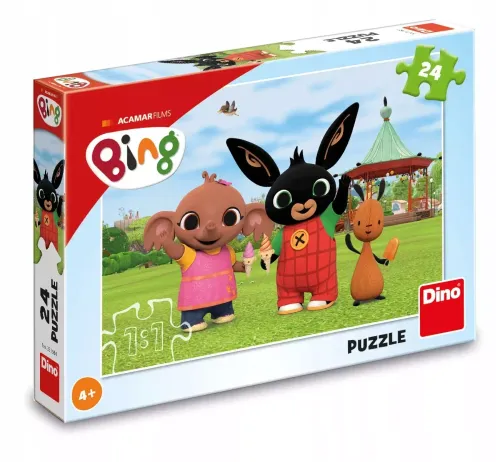 Puzzle Dino Bing 21 elementów Puzzle Bing i przyjaciele na Arena.pl