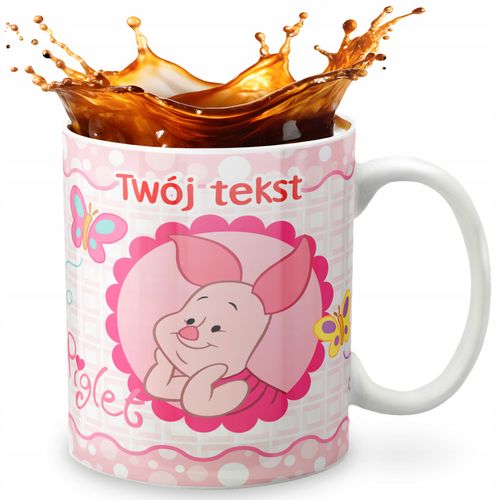 KUBEK 330ml GRAFIKA PREZENT ŚWIĘTA WZÓR - BAJKA KUBUŚ PUCHATEK + IMIĘ na Arena.pl