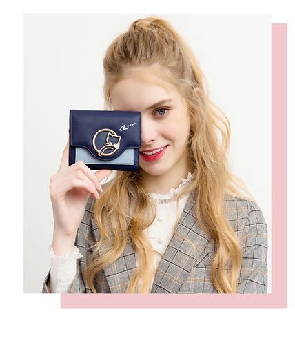 NUCELLE Krótki portfel granat na Arena.pl