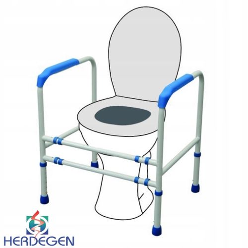 Rama ASEKURACYJNA do sedesu STABILNA poręcz do WC na 4 nogach WOLNOSTOJĄCA na Arena.pl