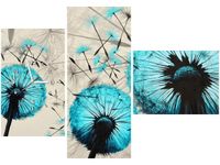 100CM 70CM ZEGAR 3 ELEM DMUCHAWCE BEŻOWYM TLE ŚCIENNY OBRAZ