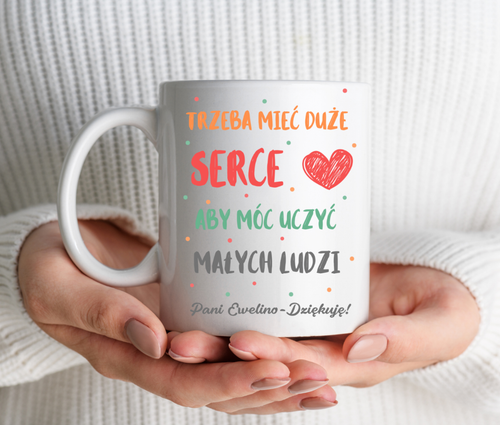 KUBEK Z IMIENIEM PREZENT NA DZIEŃ NAUCZYCIELA WYCHOWAWCY PRZEDSZKOLANKI na Arena.pl