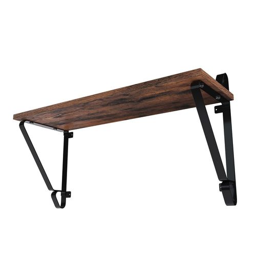 Półka ścienna 2 szt. CZARNY + BRĄZ na Arena.pl