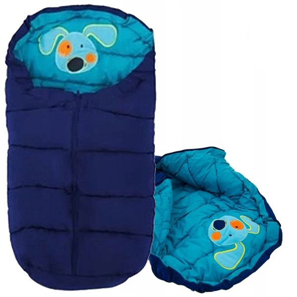 Śpiworek do wózka 4w1 DOG NAVY-BLUE zdjęcie 1