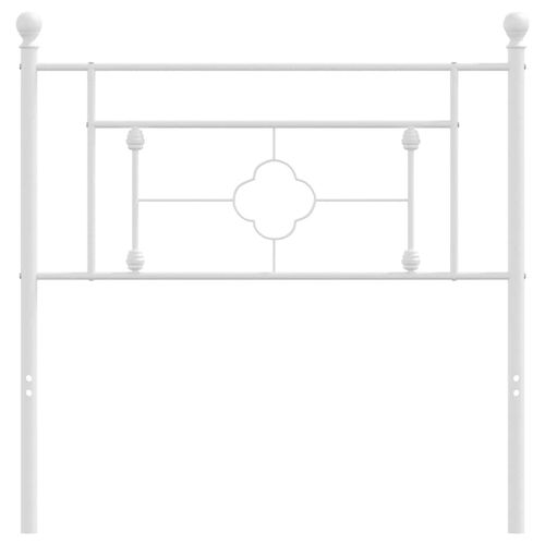 Metalowe wezgłowie, białe, 100 cm na Arena.pl