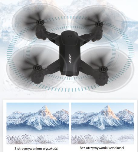 Dron JJRC H78G czarny na Arena.pl