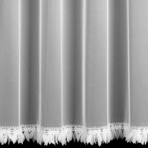 Firana na przelotkach z aplikacją SYLVI 300X150 biała na Arena.pl