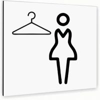 Tabliczka DIBOND DOWOLNY PIKTOGRAM BIAŁA Tablica nierdzewna NADRUK UV