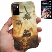 ETUI DO XIAOMI POCO M3 PRO 5G - HELIKOPTER WOJSKOWY CZOŁG MILITARIA CASE