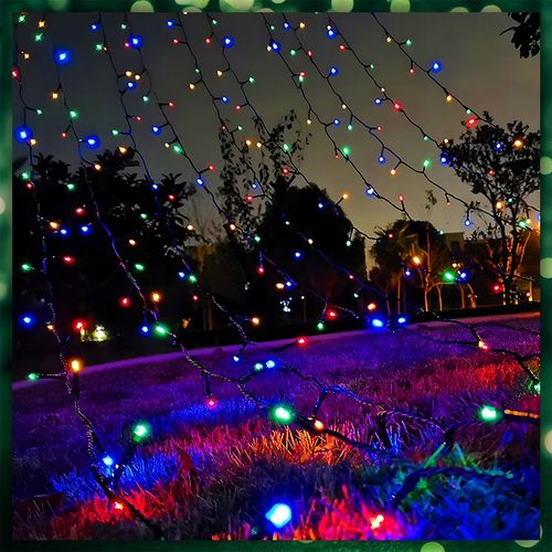 LAMPKI CHOINKOWE MULTIKOLOR 200 LED FLASH WEW/ZEW ŚWIĄTECZNE NA CHOINKĘ 15M na Arena.pl