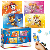 Puzzle Edukacyjne 4 In 1 Paw Patrol Szczenięta Dodo 200158