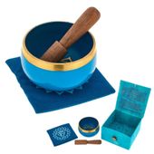 Misa tybetańska Thomann Tibetan Singing Bowl Box Set B Blue 7,5 cm ZESTAW