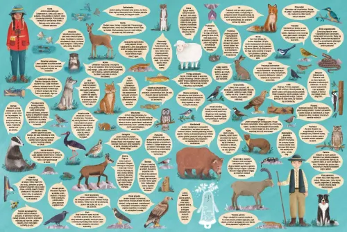 Obrazkowa książka edukacyjna dla dzieci - Rok w górach - 2024 Oprawa twarda na Arena.pl