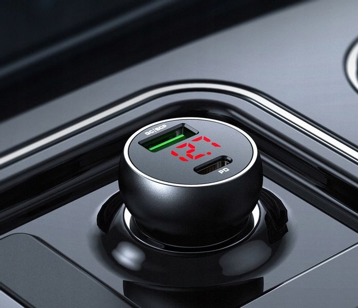 MCDODO ŁADOWARKA SAMOCHODOWA USB/USB-C PD 45W LCD zdjęcie 4
