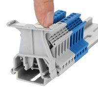 Zacisk końcowy oznacznik złączek B1 blokada ZUG