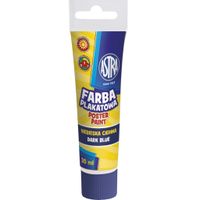 FARBA PLAKATOWA W TUBCE 30ML ASTRA NIEBIESKA CIEMNA