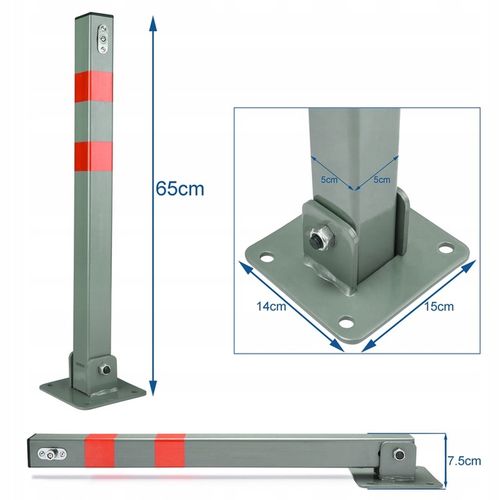 BLOKADA PARKINGOWA SŁUPEK ZAPORA 60 CM na Arena.pl