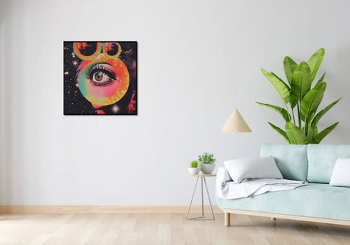 Plakat 70x70cm Oko w Kosmosie na Arena.pl