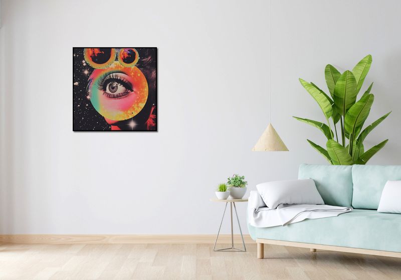 Plakat 70x70cm Oko w Kosmosie zdjęcie 4