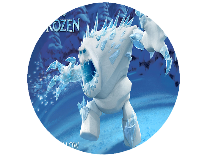 Opłatek na tort Kraina Lodu zdjęcie 1