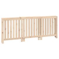 Osłona grzejnika, 210x21x85 cm, lite drewno sosnowe