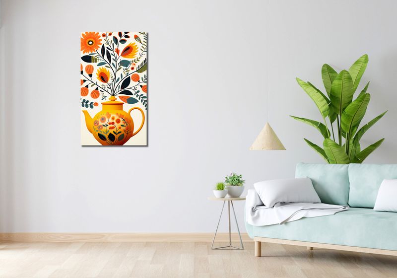 Obraz 50x90cm Bujna Herbata zdjęcie 2