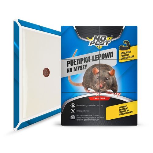 PUŁAPKA LEPOWA LEP MYSZOŁAPKA NA MYSZY SZCZURY I GRYZONIE NO PEST Z na Arena.pl