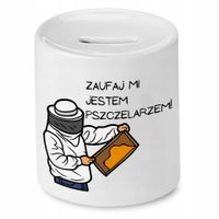 Skarbonka Dla Pszczelarza Jestem Pszczelarzem Z Nadrukiem Ze Zdjęciem