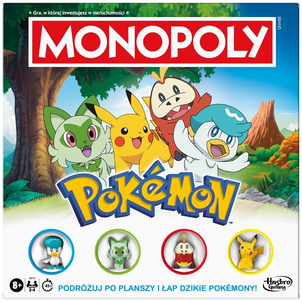 ND11_G0716 HASBRO GAME Monopoly Pokemon, gra zdjęcie 1