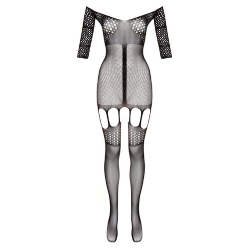 stunning suspender-bodystocking rosa - black na Arena.pl