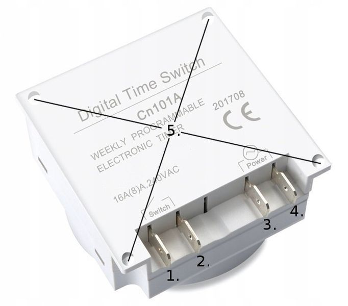 Włącznik Wyłacznik CZASOWY 230V PROGRAMATOR TIMER zdjęcie 7