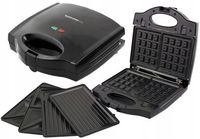 OPIEKACZ DO KANAPEK TOSTER 3w1 GRILL GOFROWNICA 700W PANINI SANDWICH