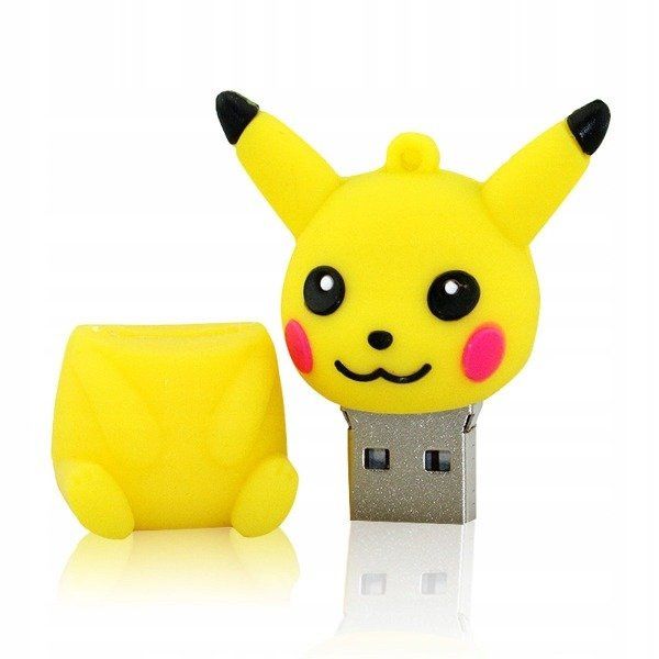 PENDRIVE USB SZYBKI FLASH DRIVE ULTRA PAMIĘĆ ZAWIESZKA PREZENT PIKACHU 64GB zdjęcie 3
