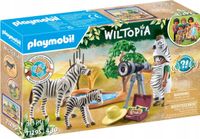 PLAYMOBIL WILTOPIA WYCIECZKA Z FOTOGRAFKĄ ZWIERZĄT + KOSTIUM ZEBRY 71295