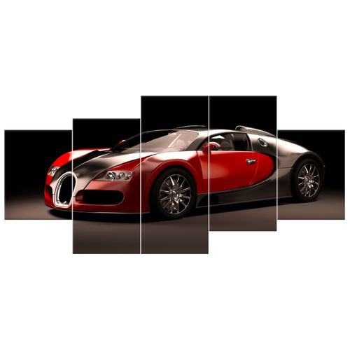 Obraz Drukowany 150X70 Czerwone Bugatti Veyron na Arena.pl