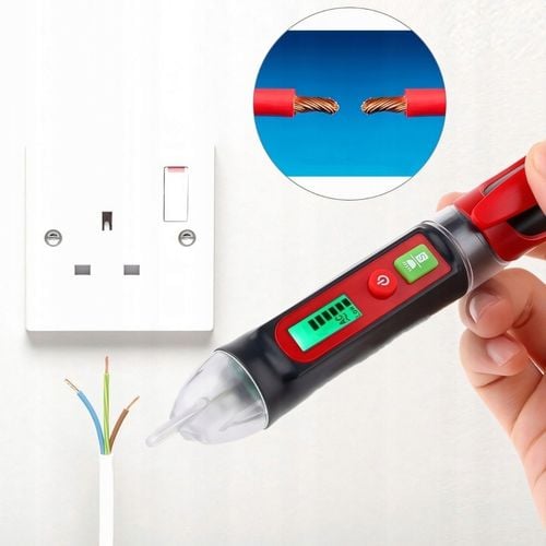 TESTER PRÓBNIK NAPIĘCIA ELEKTRYCZNEGO OBWODU CZUŁY BEZDOTYKOWY AC na Arena.pl