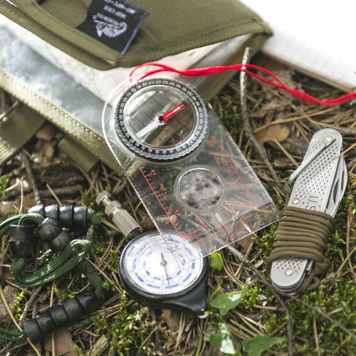 KOMPAS MAPOWY BUSOLA PRZEŹROCZYSTY FOSFORYZUJĄCY HELIKON KOMPAS SCOUT MK2 na Arena.pl